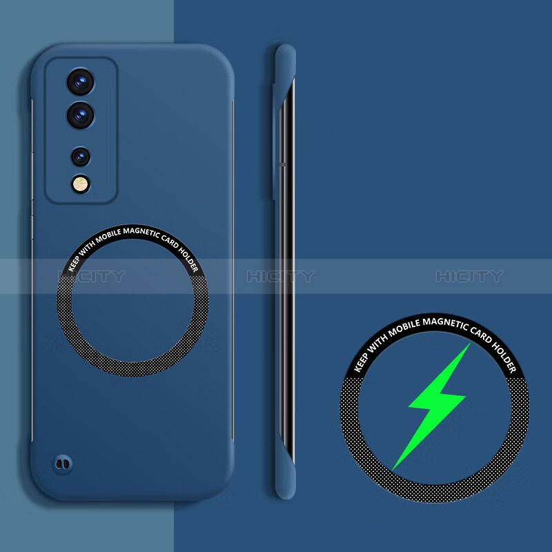 Coque Plastique Rigide Sans Cadre Etui Housse Mat avec Mag-Safe Magnetic Magnetique pour Huawei Honor 80 GT 5G Bleu Plus