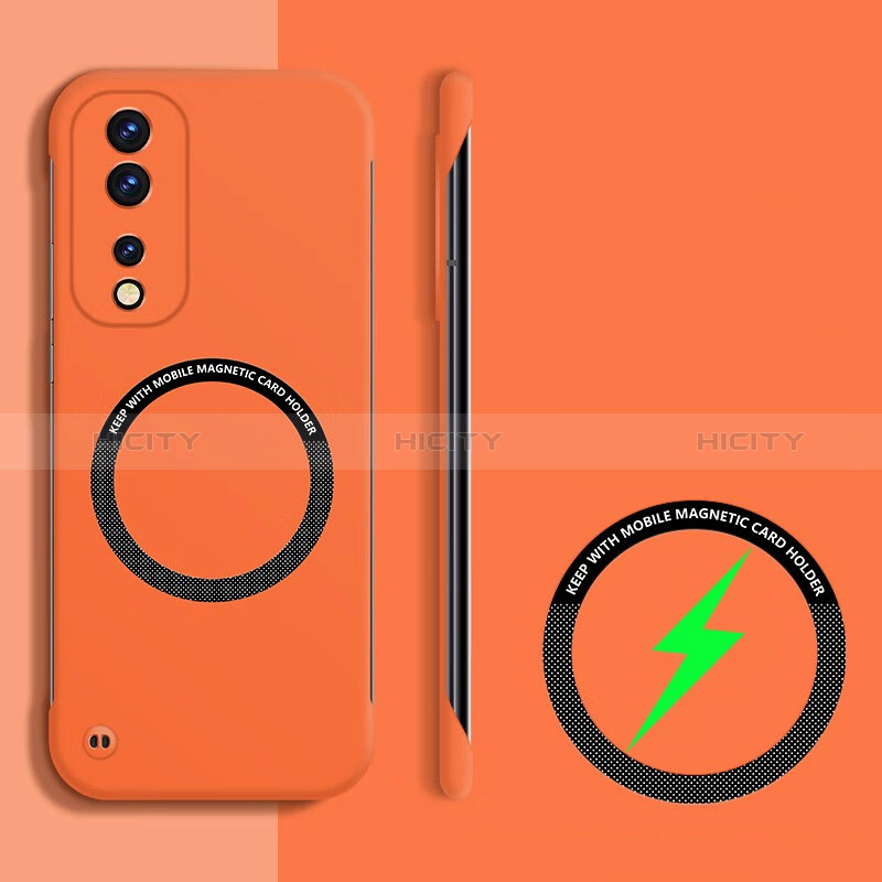 Coque Plastique Rigide Sans Cadre Etui Housse Mat avec Mag-Safe Magnetic Magnetique pour Huawei Honor 80 GT 5G Orange Plus