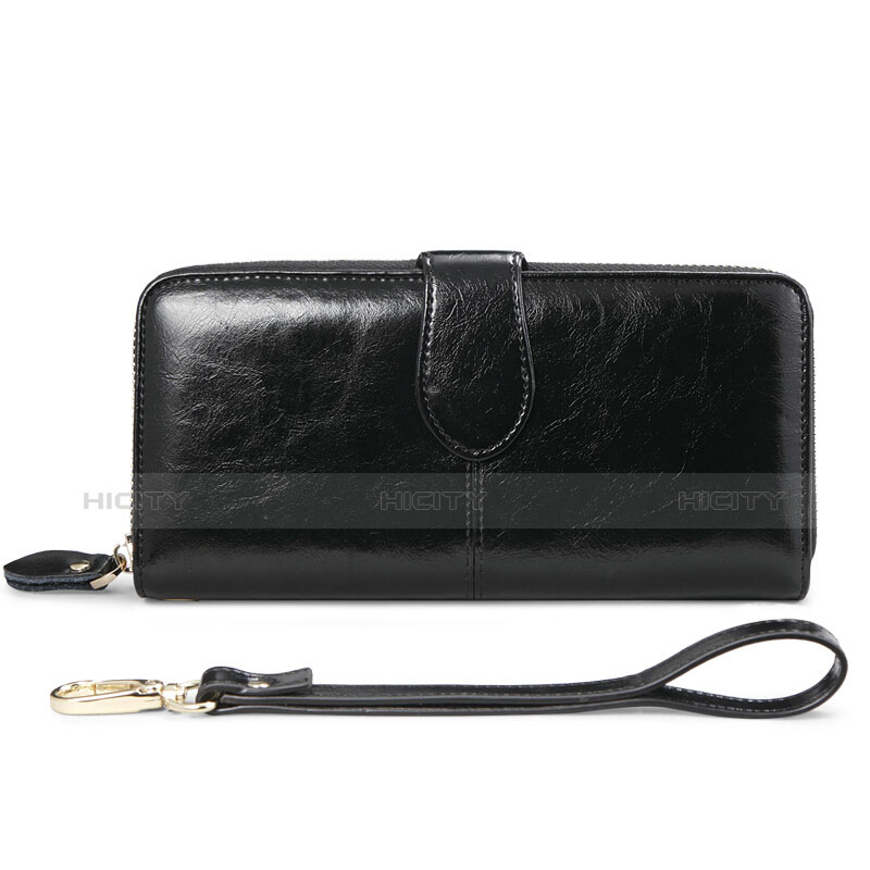 Coque Pochette Cuir Universel H02 Noir Plus