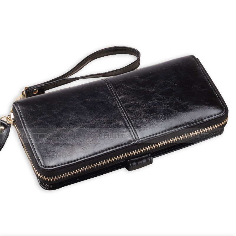 Coque Pochette Cuir Universel H02 Noir Plus