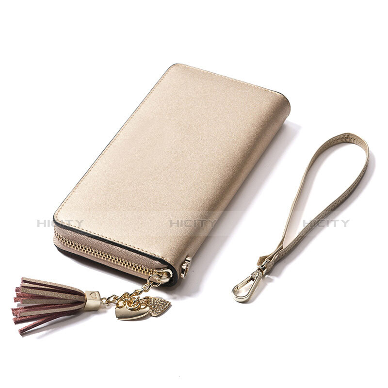 Coque Pochette Cuir Universel H24 Or Plus