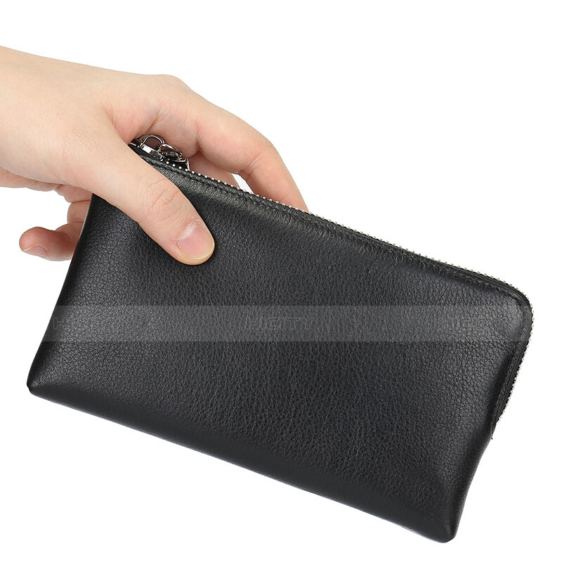 Coque Pochette Cuir Universel H27 Noir Plus