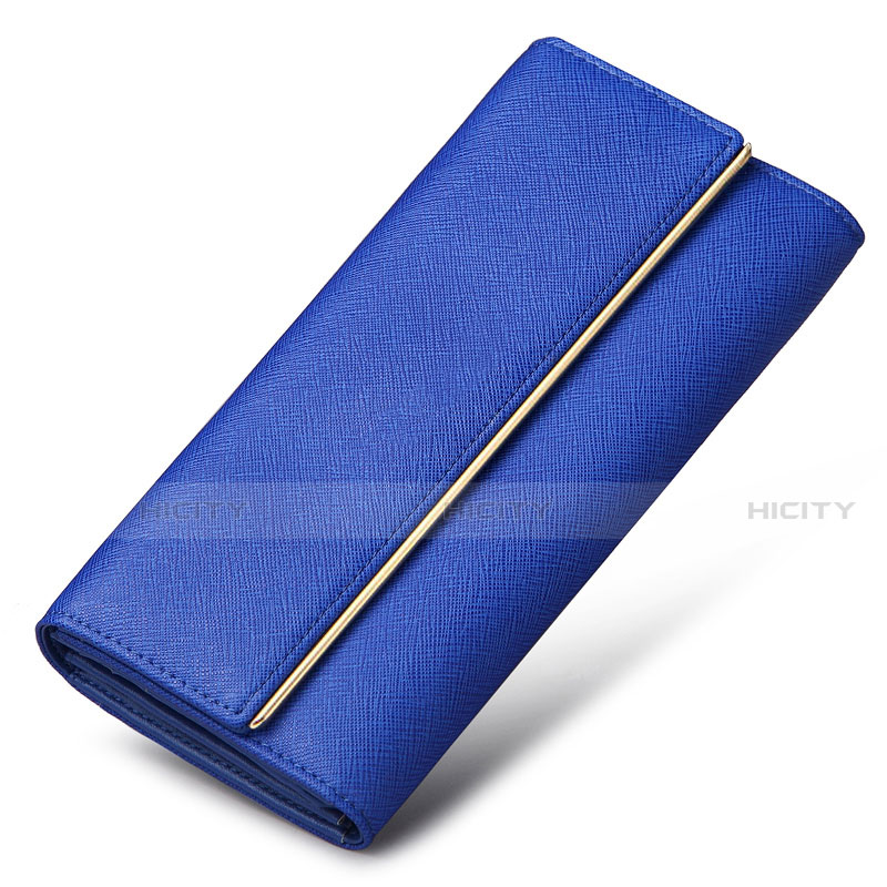 Coque Pochette Cuir Universel K01 Bleu Plus