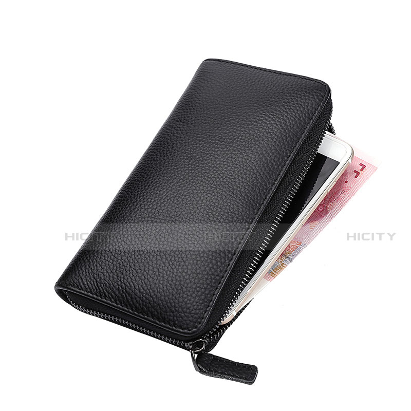 Coque Pochette Cuir Universel K07 Noir Plus