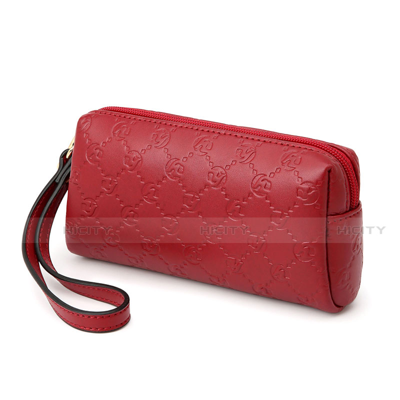 Coque Pochette Cuir Universel K11 Rouge Plus