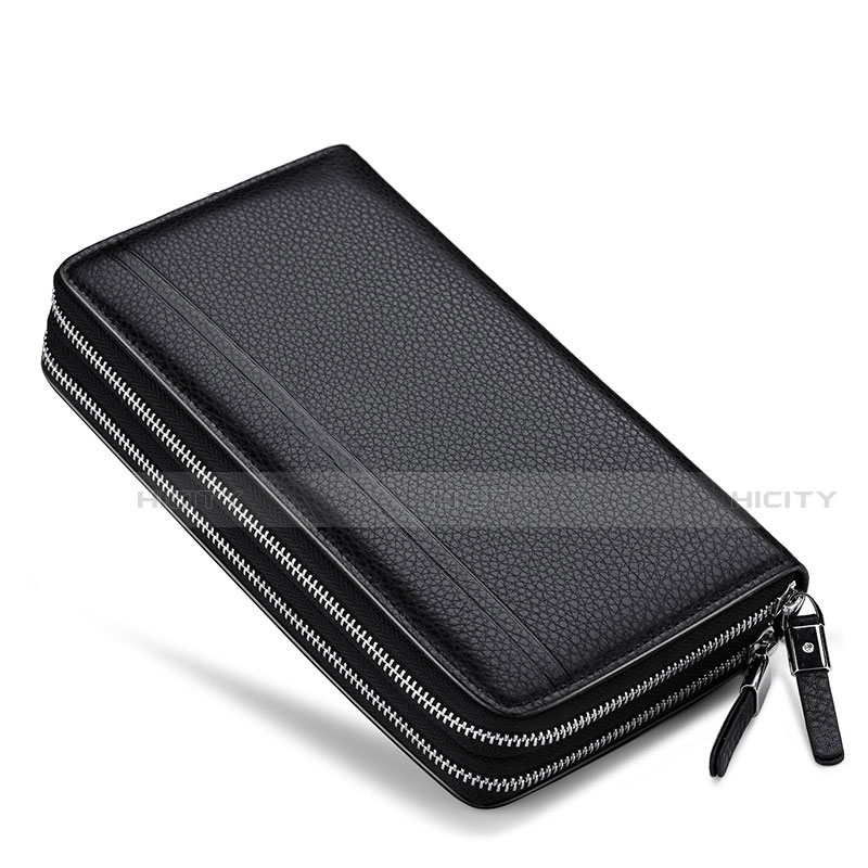 Coque Pochette Cuir Universel N01 Noir Plus