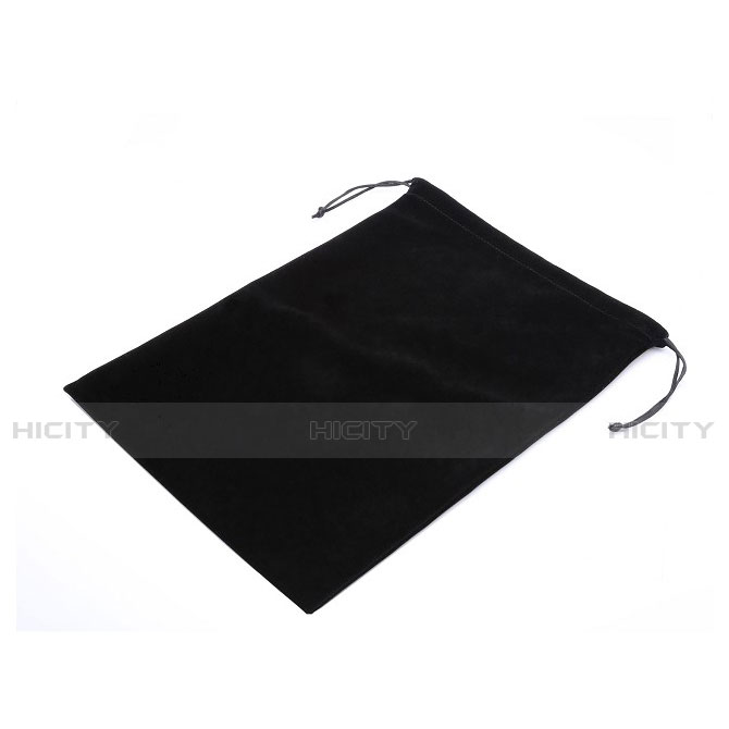 Coque Pochette Velour pour Apple iPad 3 Noir Plus