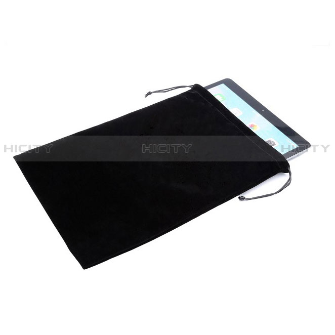 Coque Pochette Velour pour Apple New iPad 9.7 (2018) Noir Plus