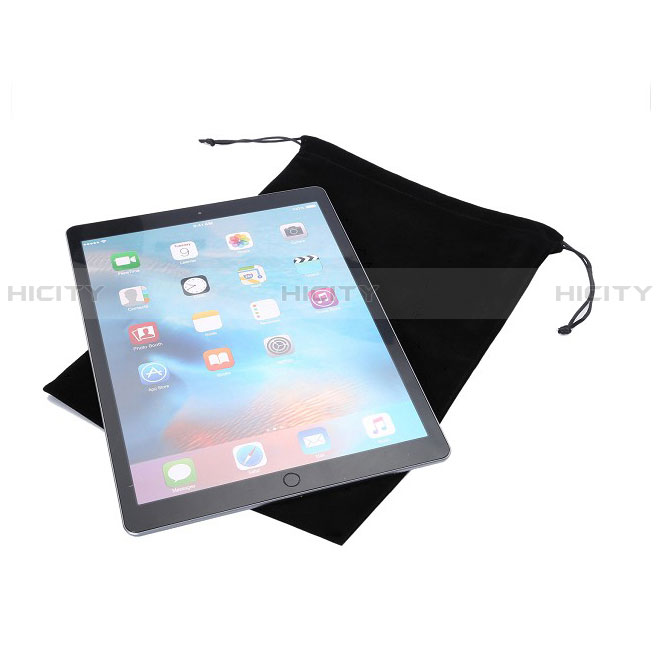 Coque Pochette Velour pour Apple New iPad 9.7 (2018) Noir Plus