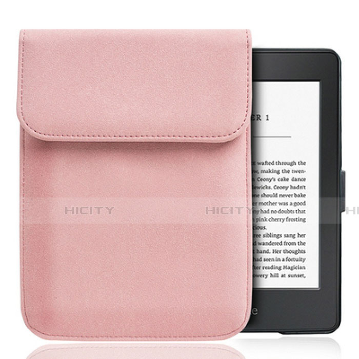 Coque Pochette Velour S01 pour Amazon Kindle Paperwhite 6 inch Rose Plus