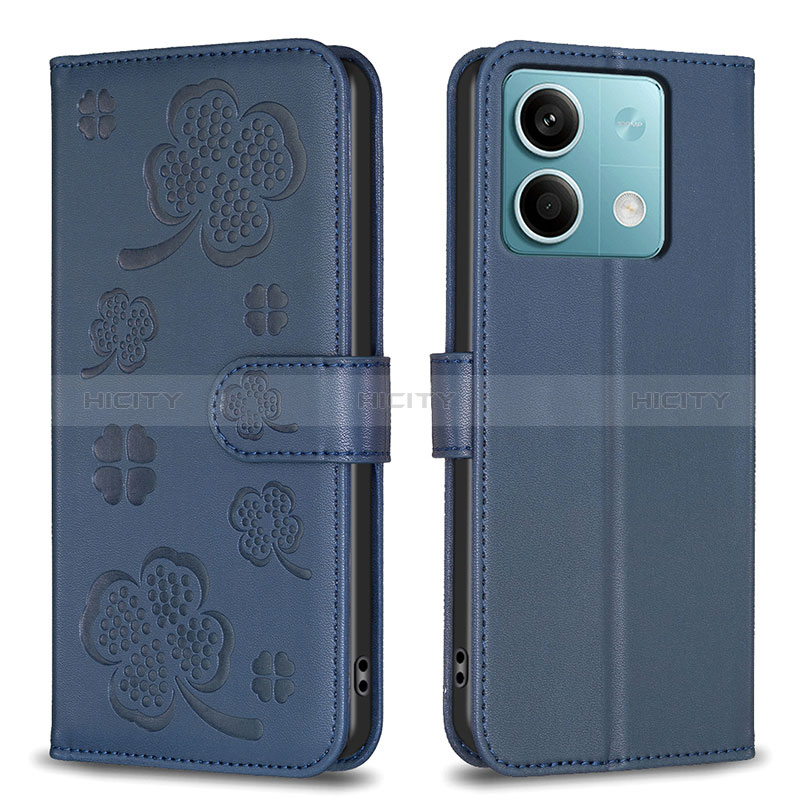 Coque Portefeuille Fleurs Livre Cuir Etui Clapet BF1 pour Xiaomi Redmi Note 13 5G Plus