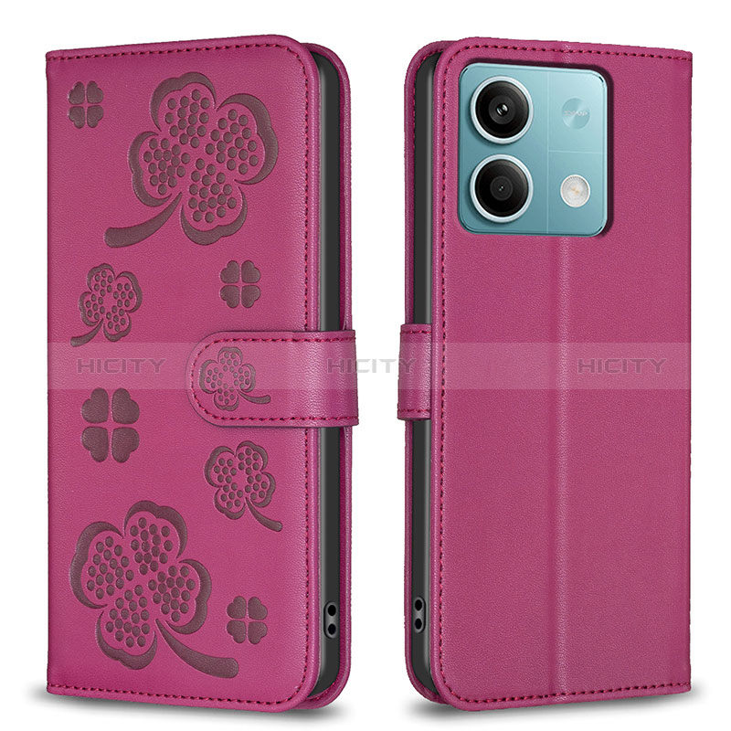 Coque Portefeuille Fleurs Livre Cuir Etui Clapet BF2 pour Xiaomi Redmi Note 13 5G Plus