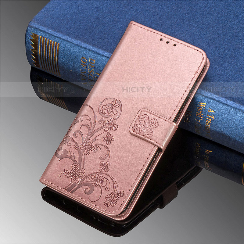 Coque Portefeuille Fleurs Livre Cuir Etui Clapet L01 pour Xiaomi Mi 11 Lite 5G NE Rose Plus