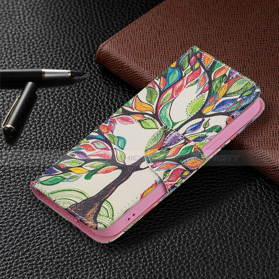 Coque Portefeuille Fleurs Livre Cuir Etui Clapet L02 pour Apple iPhone 13 Mixte Plus