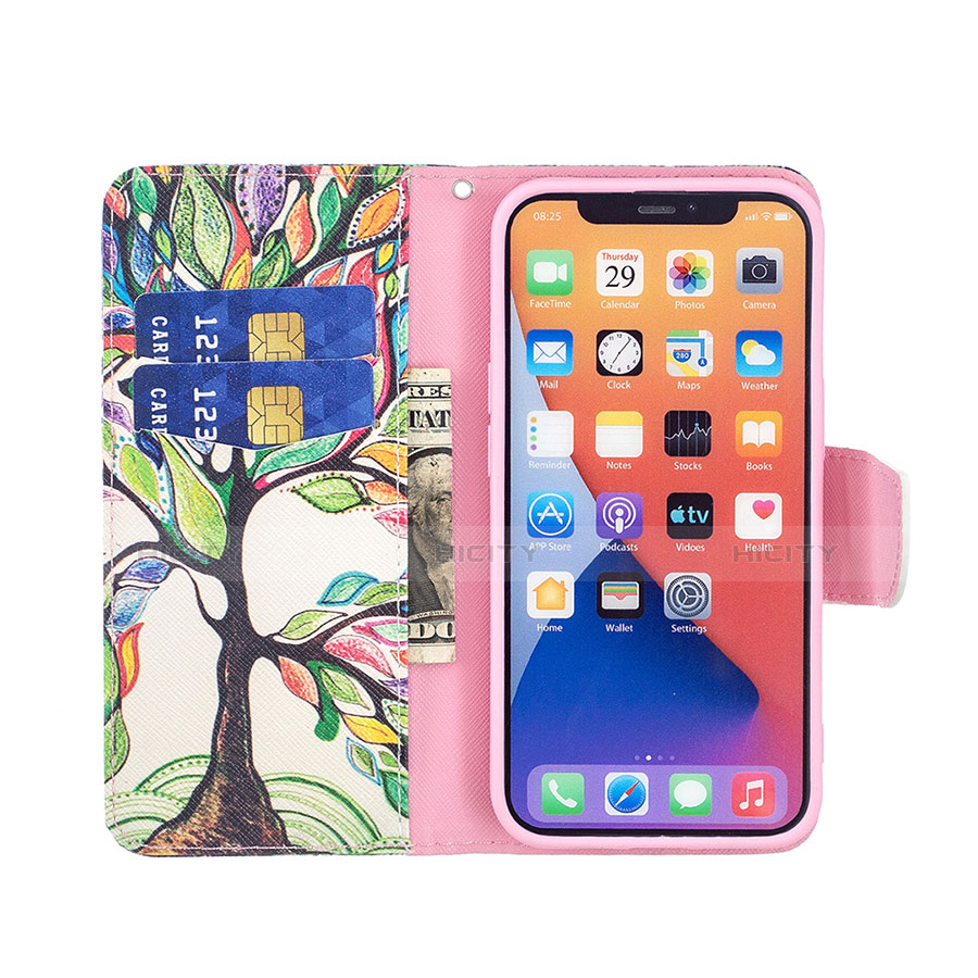 Coque Portefeuille Fleurs Livre Cuir Etui Clapet L02 pour Apple iPhone 14 Plus Mixte Plus