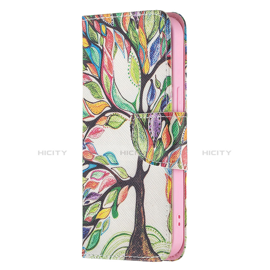 Coque Portefeuille Fleurs Livre Cuir Etui Clapet L03 pour Apple iPhone 13 Pro Max Mixte Plus