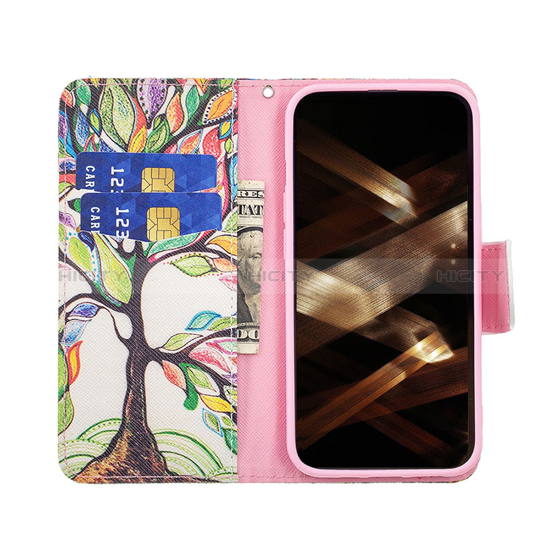 Coque Portefeuille Fleurs Livre Cuir Etui Clapet L03 pour Apple iPhone 14 Pro Max Mixte Plus