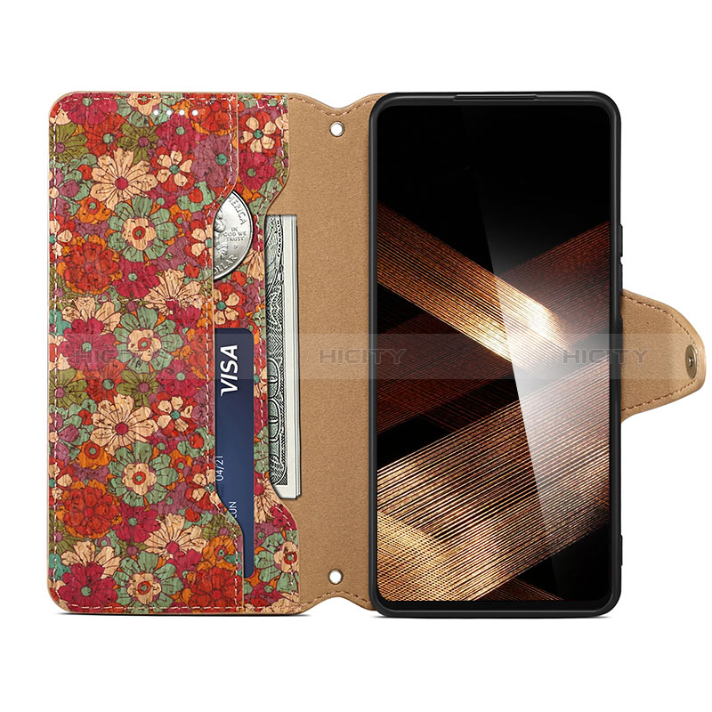 Coque Portefeuille Fleurs Livre Cuir Etui Clapet MT1 pour Samsung Galaxy A53 5G Plus