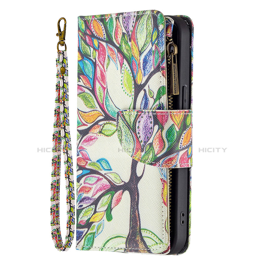 Coque Portefeuille Fleurs Livre Cuir Etui Clapet pour Apple iPhone 13 Pro Max Mixte Plus