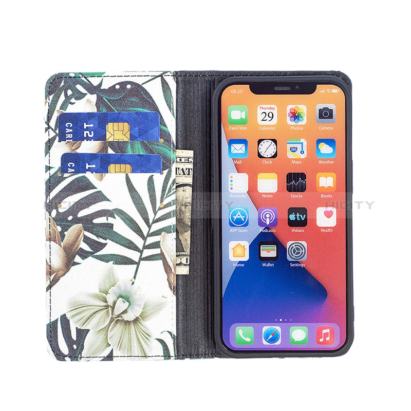 Coque Portefeuille Fleurs Livre Cuir Etui Clapet pour Apple iPhone 15 Mixte Plus