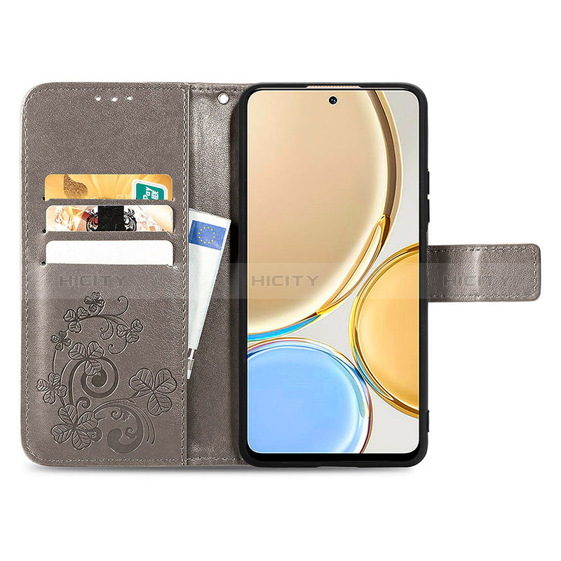 Coque Portefeuille Fleurs Livre Cuir Etui Clapet pour Huawei Enjoy 50 Pro Plus