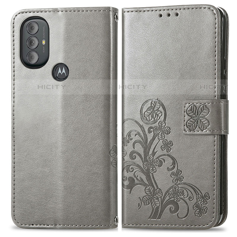 Coque Portefeuille Fleurs Livre Cuir Etui Clapet pour Motorola Moto G Play (2023) Plus