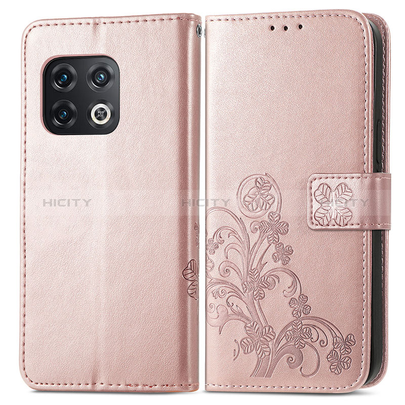 Coque Portefeuille Fleurs Livre Cuir Etui Clapet pour OnePlus 10 Pro 5G Plus