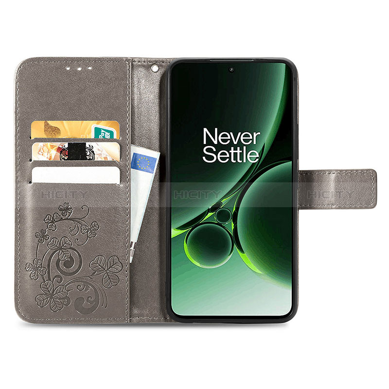 Coque Portefeuille Fleurs Livre Cuir Etui Clapet pour OnePlus Nord 3 5G Plus