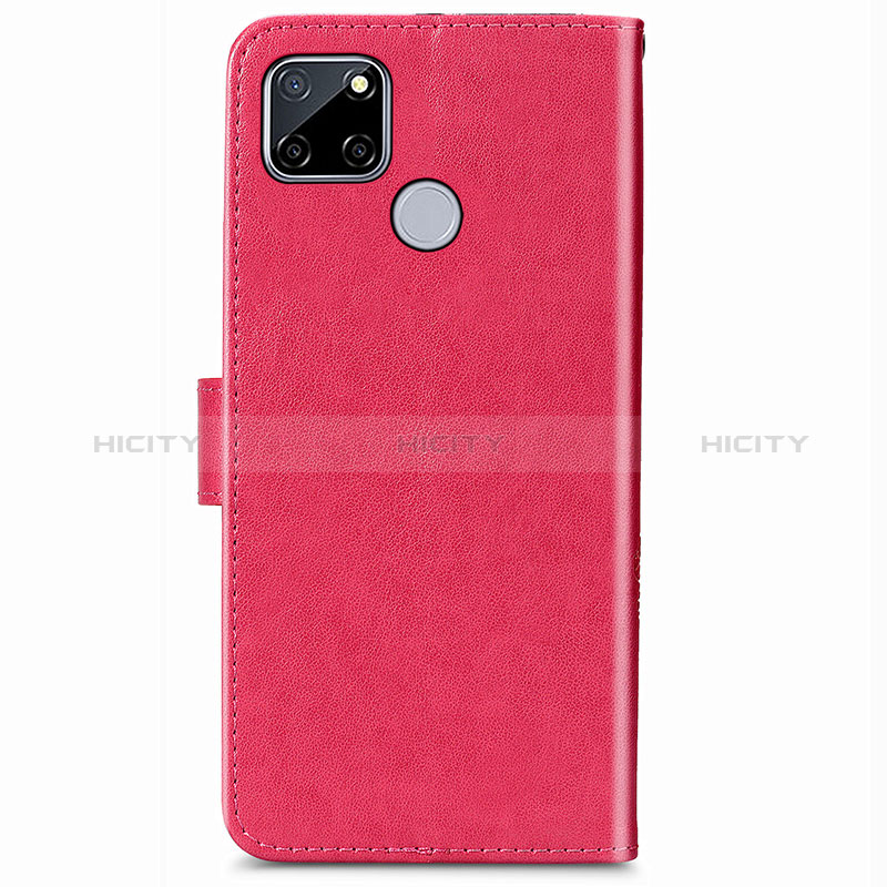 Coque Portefeuille Fleurs Livre Cuir Etui Clapet pour Realme 7i RMX2193 Plus