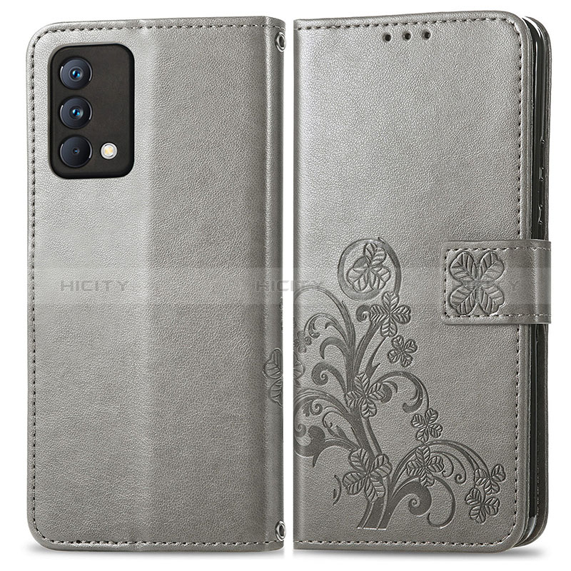 Coque Portefeuille Fleurs Livre Cuir Etui Clapet pour Realme GT Master 5G Plus