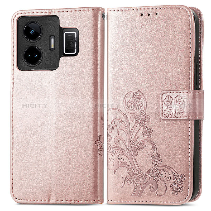 Coque Portefeuille Fleurs Livre Cuir Etui Clapet pour Realme GT Neo5 240W 5G Plus