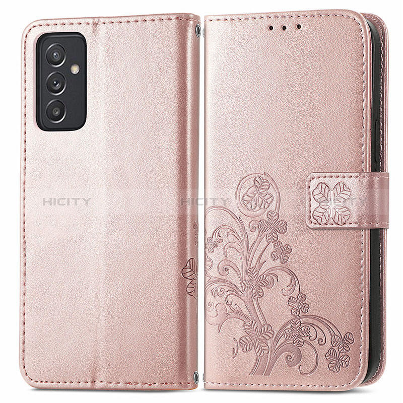 Coque Portefeuille Fleurs Livre Cuir Etui Clapet pour Samsung Galaxy A15 5G Plus