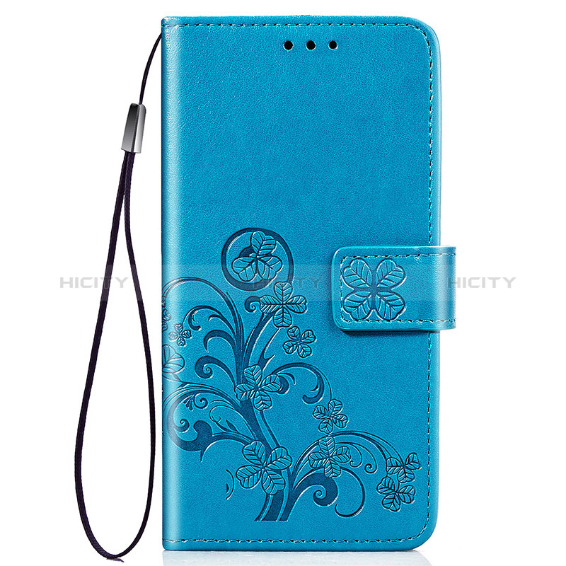 Coque Portefeuille Fleurs Livre Cuir Etui Clapet pour Samsung Galaxy A20 Plus