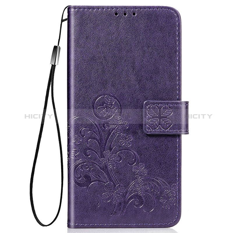 Coque Portefeuille Fleurs Livre Cuir Etui Clapet pour Samsung Galaxy A51 4G Plus