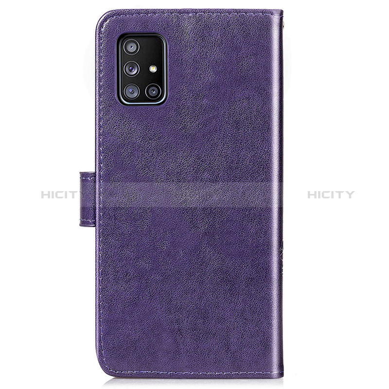 Coque Portefeuille Fleurs Livre Cuir Etui Clapet pour Samsung Galaxy M40S Plus