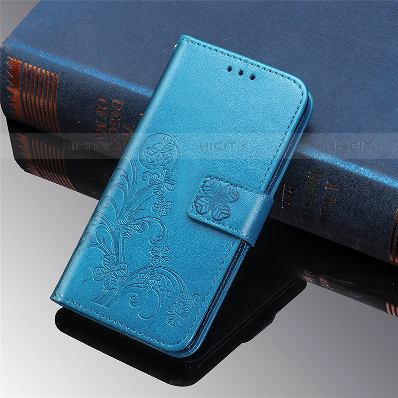 Coque Portefeuille Fleurs Livre Cuir Etui Clapet pour Samsung Galaxy S23 Plus 5G Plus