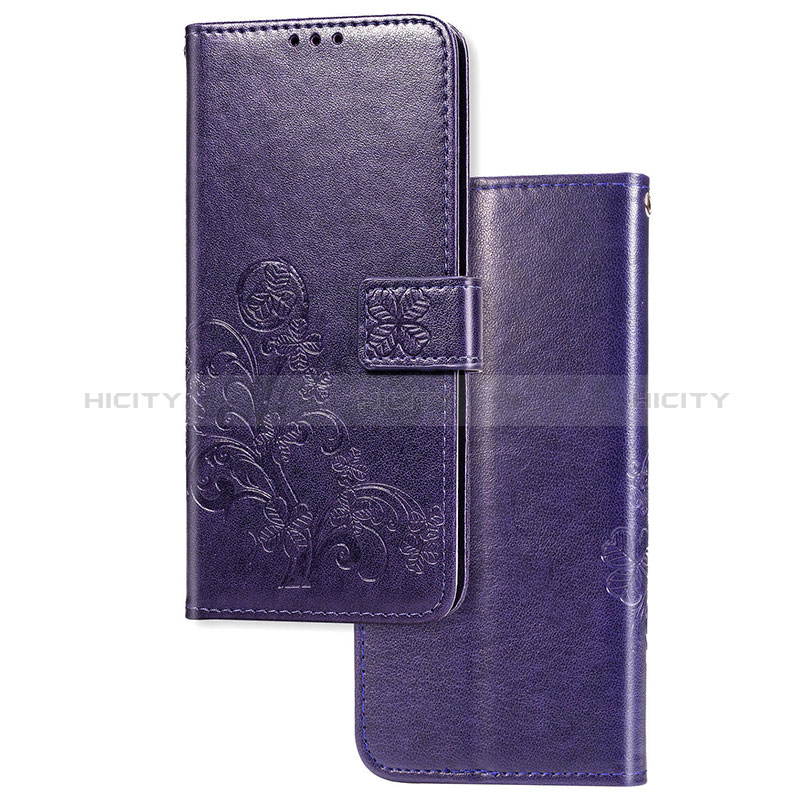 Coque Portefeuille Fleurs Livre Cuir Etui Clapet pour Sony Xperia 1 II Plus