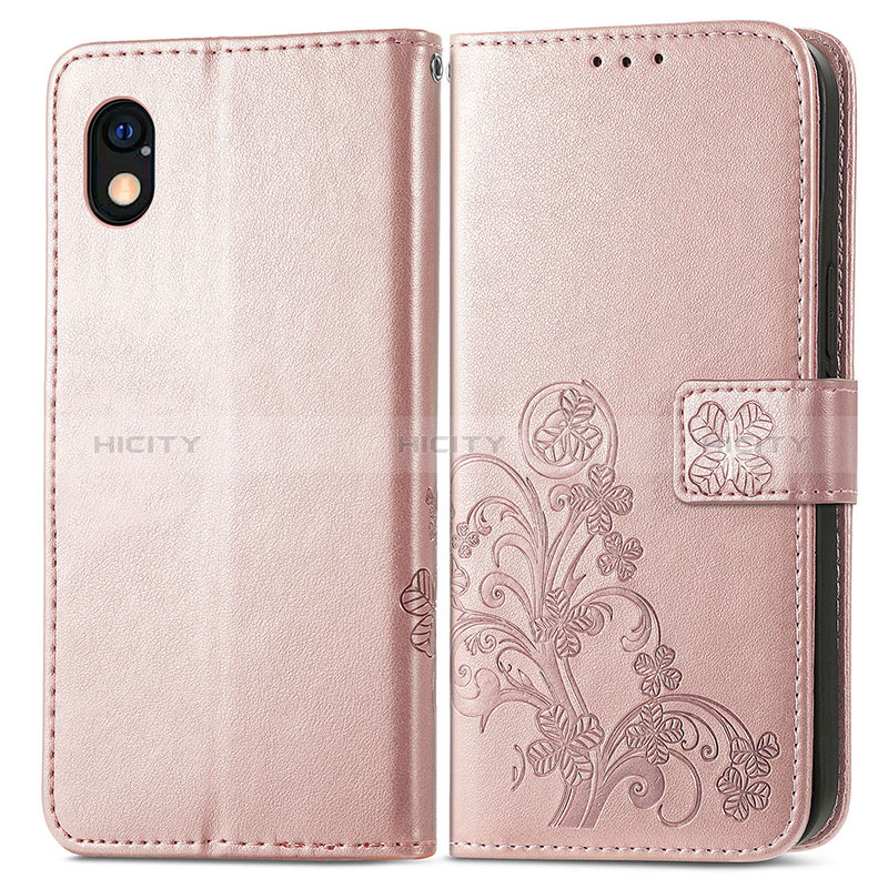 Coque Portefeuille Fleurs Livre Cuir Etui Clapet pour Sony Xperia Ace III Plus