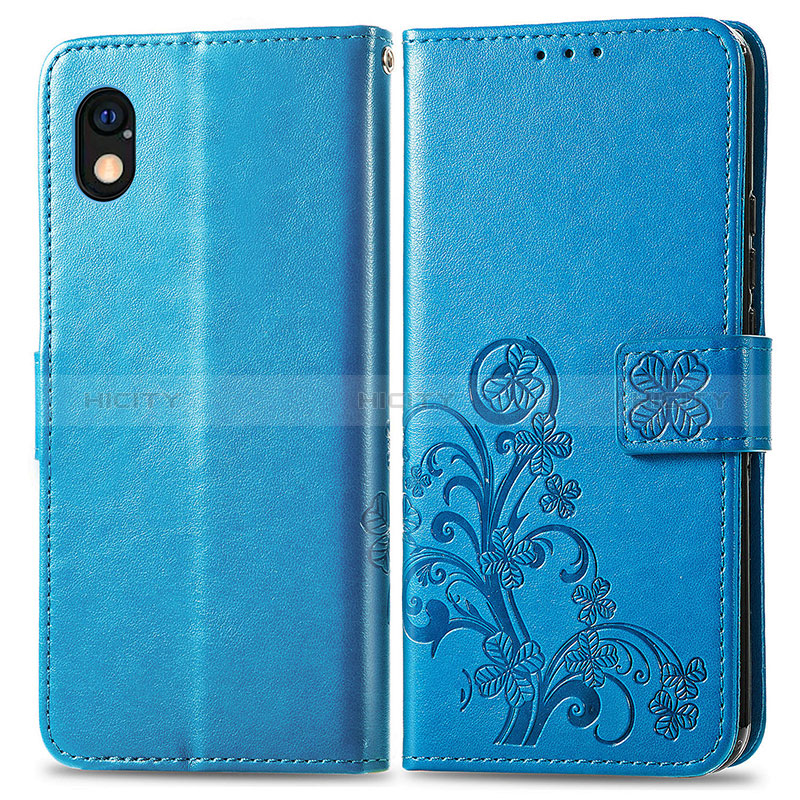 Coque Portefeuille Fleurs Livre Cuir Etui Clapet pour Sony Xperia Ace III Plus