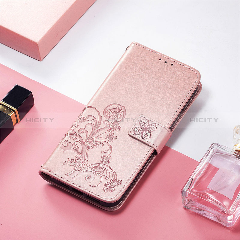 Coque Portefeuille Fleurs Livre Cuir Etui Clapet pour Vivo X70 5G Plus