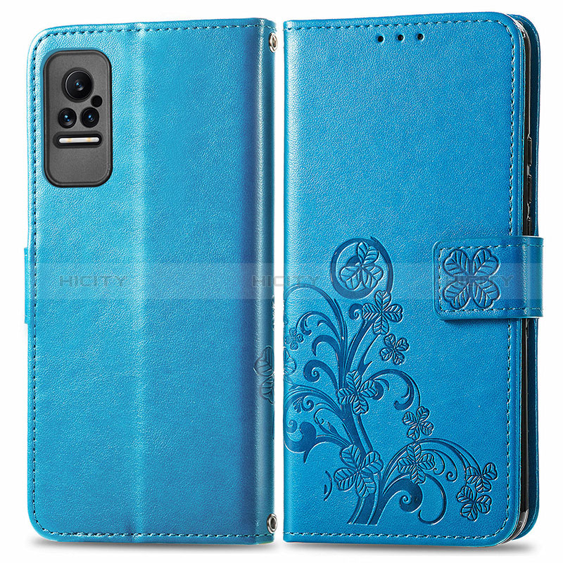 Coque Portefeuille Fleurs Livre Cuir Etui Clapet pour Xiaomi Civi 1S 5G Plus