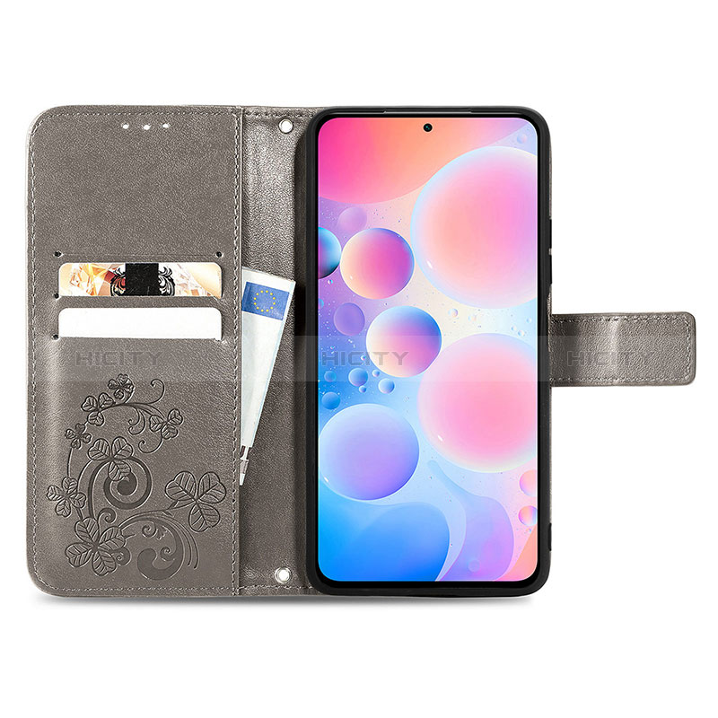 Coque Portefeuille Fleurs Livre Cuir Etui Clapet pour Xiaomi Mi 11X 5G Plus