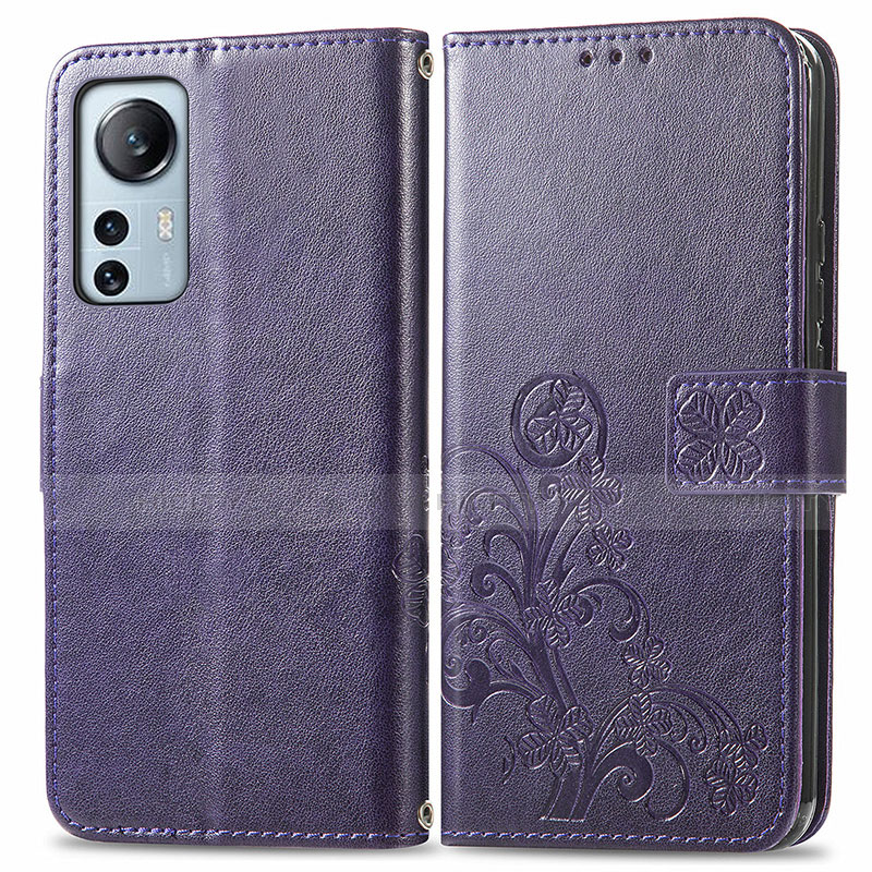 Coque Portefeuille Fleurs Livre Cuir Etui Clapet pour Xiaomi Mi 12 5G Plus