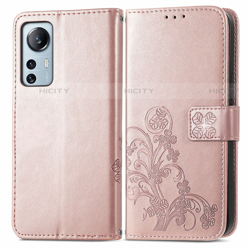 Coque Portefeuille Fleurs Livre Cuir Etui Clapet pour Xiaomi Mi 12X 5G Plus