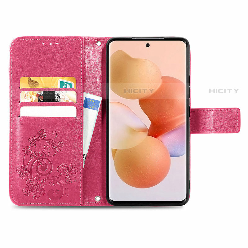 Coque Portefeuille Fleurs Livre Cuir Etui Clapet pour Xiaomi Mi 12X 5G Plus