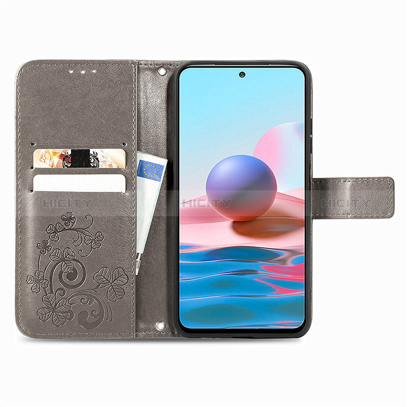 Coque Portefeuille Fleurs Livre Cuir Etui Clapet pour Xiaomi POCO M3 Pro 5G Plus