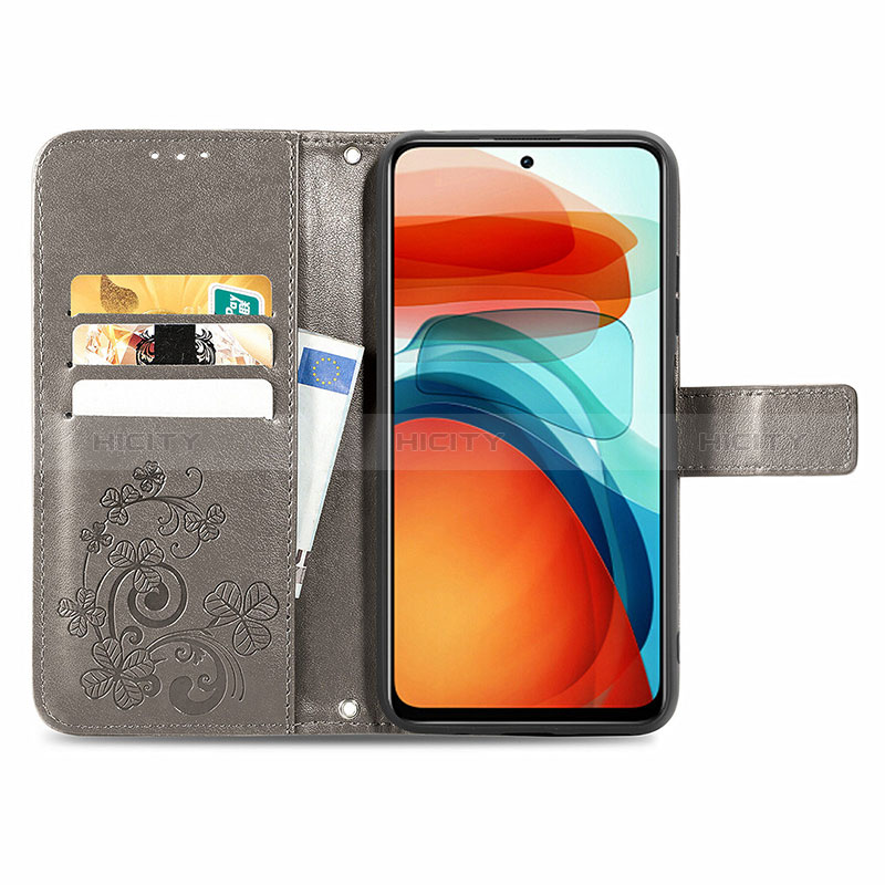 Coque Portefeuille Fleurs Livre Cuir Etui Clapet pour Xiaomi Poco X3 GT 5G Plus