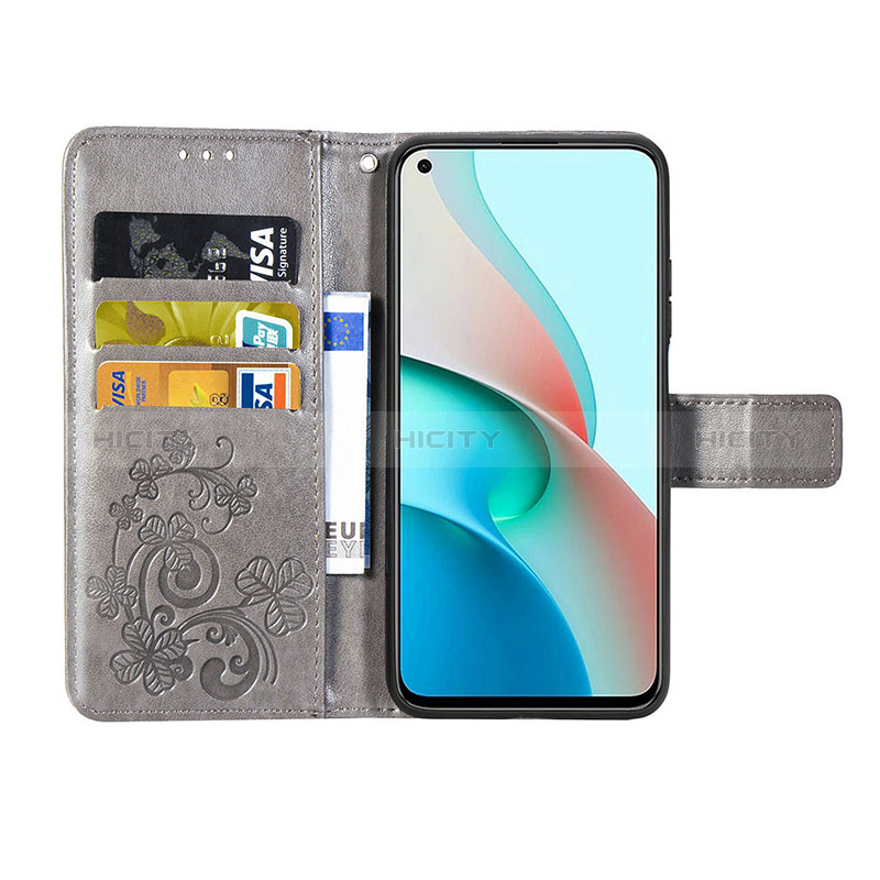 Coque Portefeuille Fleurs Livre Cuir Etui Clapet pour Xiaomi Redmi Note 9 5G Plus