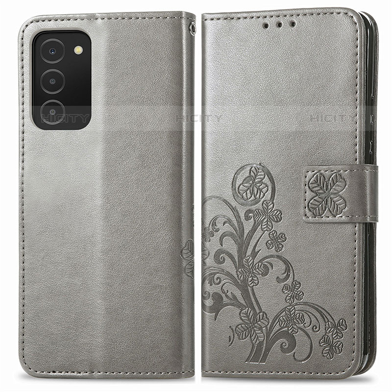 Coque Portefeuille Fleurs Livre Cuir Etui Clapet S01D pour Samsung Galaxy M02s Plus