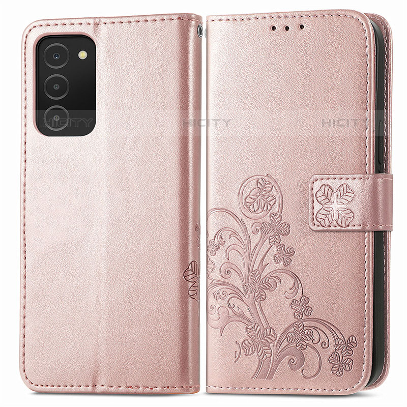 Coque Portefeuille Fleurs Livre Cuir Etui Clapet S01D pour Samsung Galaxy M02s Plus